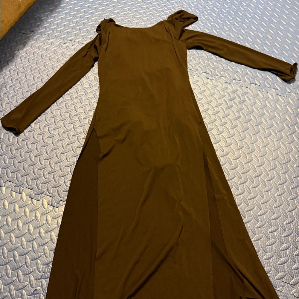 Weissman Black Long Sleeve Dance Dress